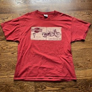Harley Davison tattoo shop T-shirt